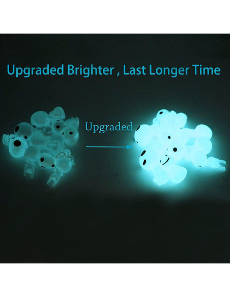 20 Duendes Luminiscentes POPKER para Jardín y Terrario