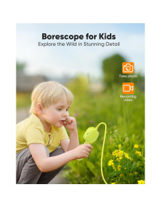 Cámara de Borescopio Serpiente IWOBAC con Luz y SD 16GB 2