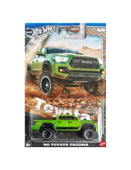Hot Wheels Toyota Tacoma 2020 Verde 1:64 Diecast Coleccionable