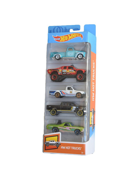 Hot Wheels 5-Pack Camiones 2019 Mattel 1:64 Escala