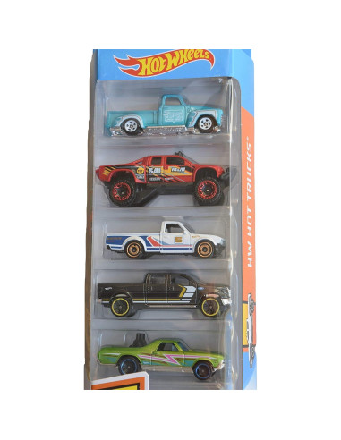 Hot Wheels 5-Pack Camiones 2019 Mattel 1:64 Escala