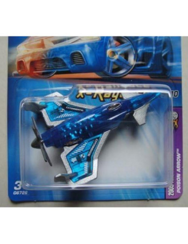 Hot Wheels X-Racers Flecha Venenosa Azul 1:64 Mattel