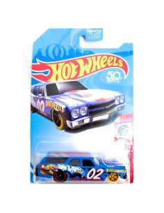 Hot Wheels 2018 HW Daredevils '70 Chevelle SS Wagon Azul