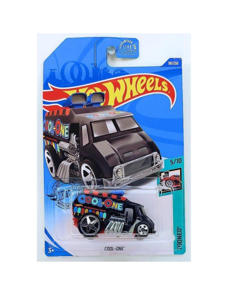 Hot Wheels Tooned Cool-One 2020 Negro 38/250 130g