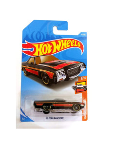 Hot Wheels 2019 '72 Ford Ranchero Negro 1:64 Die-Cast