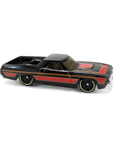 Hot Wheels 2019 '72 Ford Ranchero Negro 1:64 Die-Cast 2