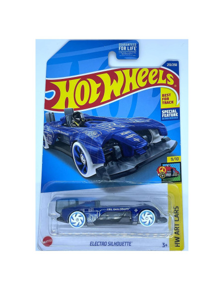 Hot Wheels 2022 Silueta Eléctrica HW Art Cars 9/10 Azul