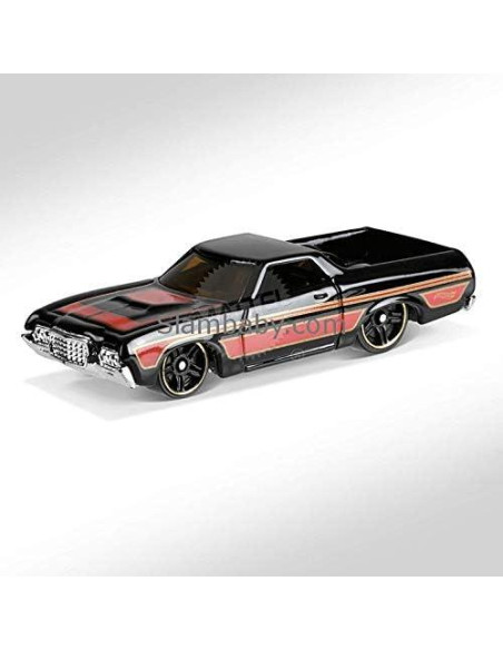 Hot Wheels 2019 '72 Ford Ranchero Negro 1:64 Die-Cast