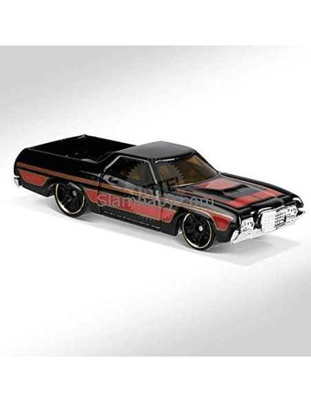 Hot Wheels 2019 '72 Ford Ranchero Negro 1:64 Die-Cast