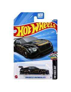 Hot Wheels Bentley Continental GT3 2018 Escala 1:64 Negro