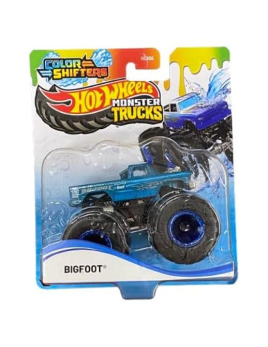 Hot Wheels Monster Trucks Bigfoot Diecast Cambiador de Color