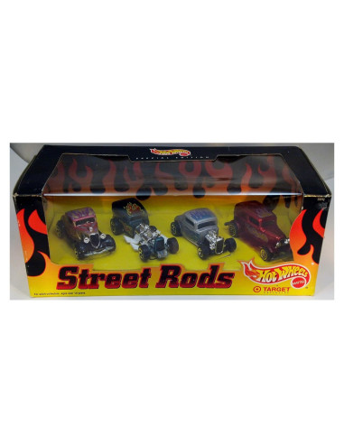 Set de Coches de Colección Clásicos Hot Wheels 1:64 - 4 Piezas