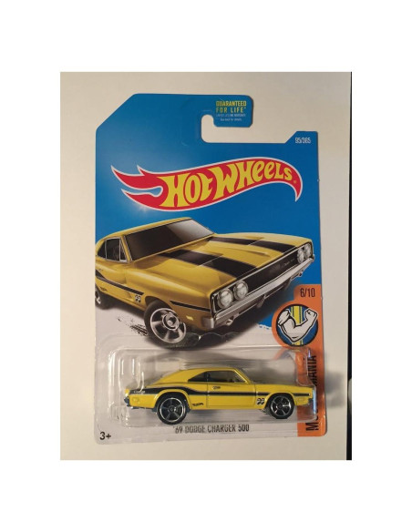 Hot Wheels Muscle Mania 2017 Dodge Charger 500 Amarillo 1:64