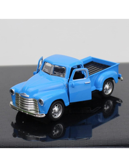 Camión Pickup Vintage Toyvian de Metal 12.5cm Azul