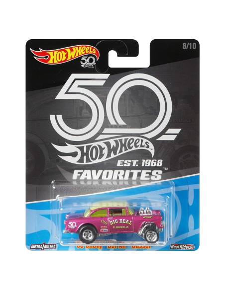 Hot Wheels 50 Aniversario Favs 55 Chevy Bel Air 1:64