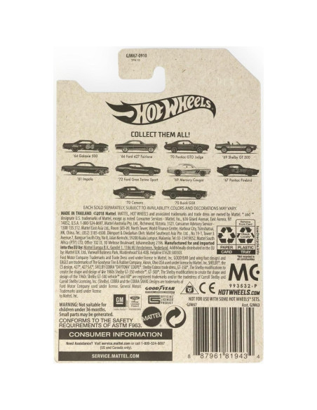 Hot Wheels Muscle Cars 2020 GTO Judge 1:64 Verde