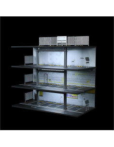 Organizador de Vitrina Diorama 1/64 Bivitre con Luz LED - 20 Espacios 2