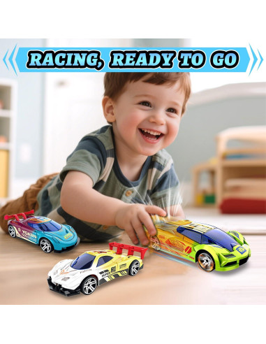 Juguetes de Baño LITTCO Coches que Cambian de Color 6PCS