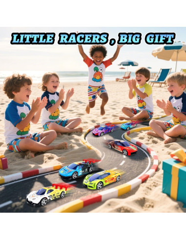 Juguetes de Baño LITTCO Coches que Cambian de Color 6PCS