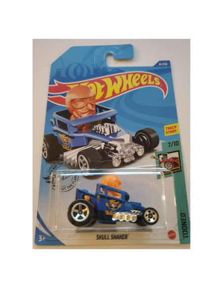 Auto de Juguete Hot Wheels Skull Shaker Azul 1:64