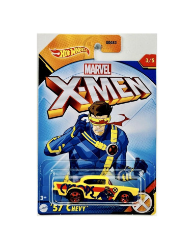 Hot Wheels X-Men Diecast 2023 Cyclops 57 Chevy 16.5 cm
