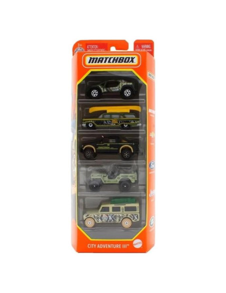 Vehículos de Metal Fundido Aventura en la Ciudad III 5pack