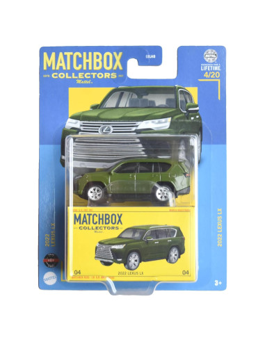 Matchbox Lexus LX 2022 Coleccionista 1:64 Verde