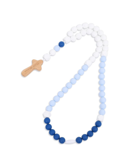 Rosario de Silicona para Bautizo YOUAME - Dios Bendiga