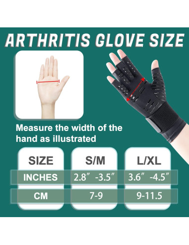 Guantes Médicos para Artritis Dr.Welland - Soporte Mano y Muñeca