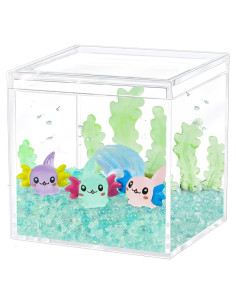 Kit DIY Acuario Mini Axolote Hiawbon - Figuras que Brillan