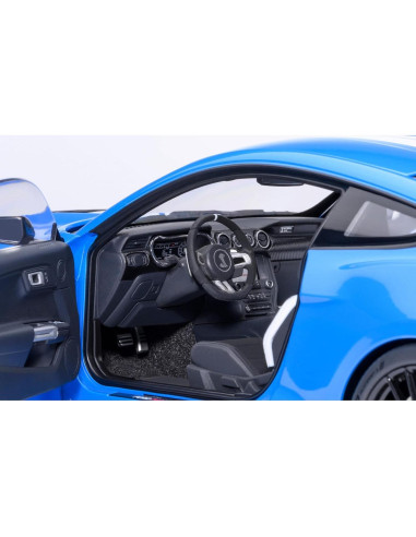 AUTOart GT 500 Azul Grabber 1/18 con Rayas Blancas 73094