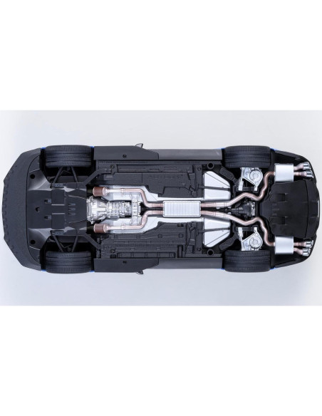 AUTOart GT 500 Azul Grabber 1/18 con Rayas Blancas 73094