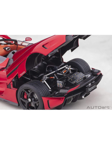 Autoart Koenigsegg Regera 1:18 Rojo Caramelo Modelo Coche