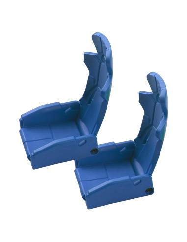 Asientos de Simulación RC Vgoohobby 2Pcs Azul para Crawler 1/10