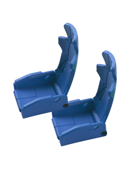Asientos de Simulación RC Vgoohobby 2Pcs Azul para Crawler 1/10