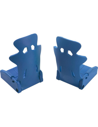 Asientos de Simulación RC Vgoohobby 2Pcs Azul para Crawler 1/10