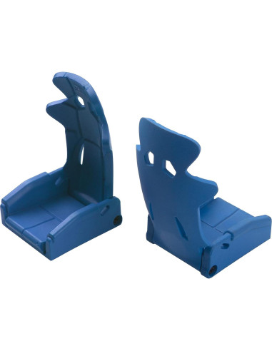 Asientos de Simulación RC Vgoohobby 2Pcs Azul para Crawler 1/10