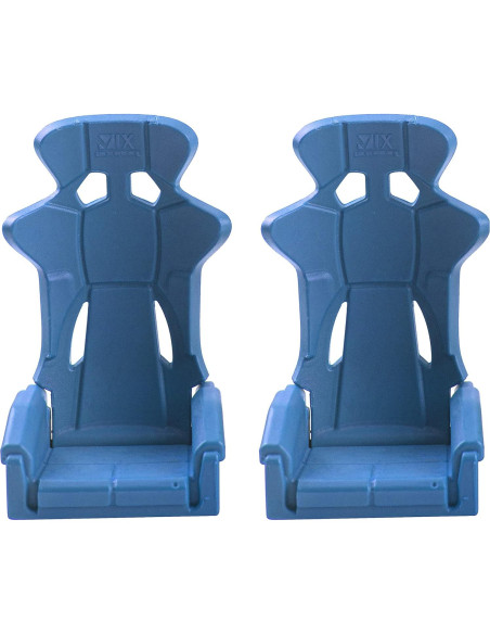 Asientos de Simulación RC Vgoohobby 2Pcs Azul para Crawler 1/10
