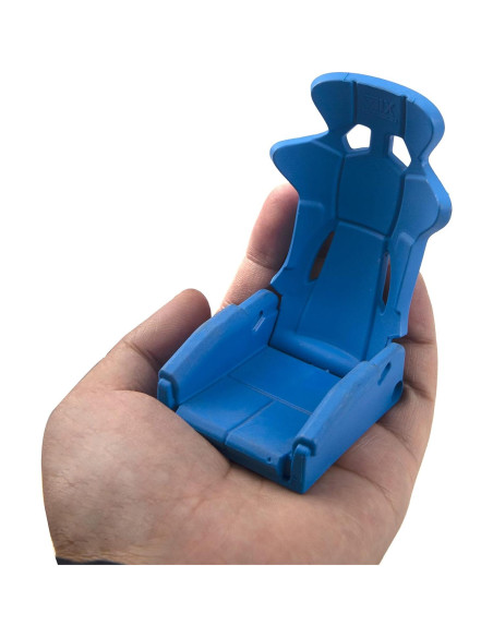 Asientos de Simulación RC Vgoohobby 2Pcs Azul para Crawler 1/10