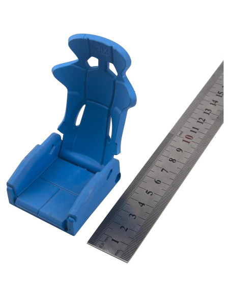 Asientos de Simulación RC Vgoohobby 2Pcs Azul para Crawler 1/10