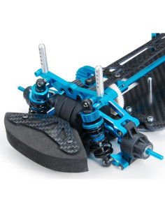 Chasis RC Turismo MOHERO 1/10 Aluminio y Carbono para TT01 2