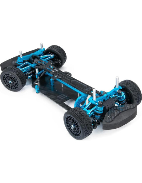 Chasis RC Turismo MOHERO 1/10 Aluminio y Carbono para TT01