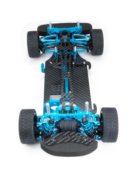 Chasis RC Turismo MOHERO 1/10 Aluminio y Carbono para TT01