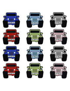 12 Perlas de Silicona en Forma de Camión dxfiuyio