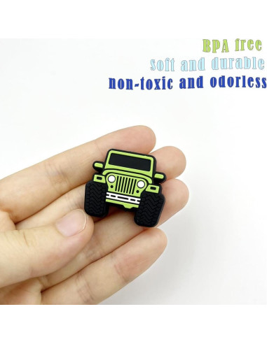 12 Perlas de Silicona en Forma de Camión dxfiuyio