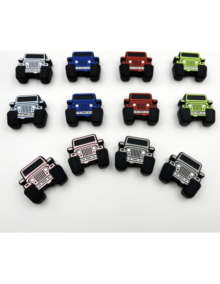 12 Perlas de Silicona en Forma de Camión dxfiuyio