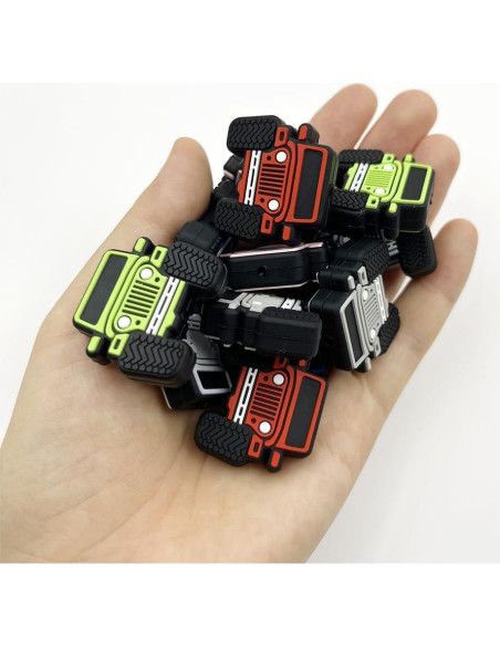 12 Perlas de Silicona en Forma de Camión dxfiuyio