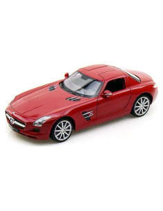 Modelo de Coche Diecast SLS AMG Rojo Welly 1:24