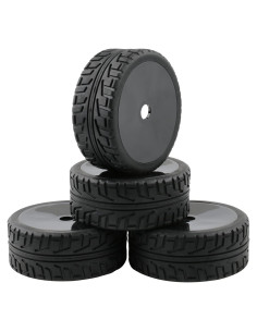 4 Ruedas y Neumáticos 17mm Rchobbytop para Buggy RC 1/8