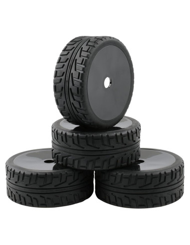 4 Ruedas y Neumáticos 17mm Rchobbytop para Buggy RC 1/8